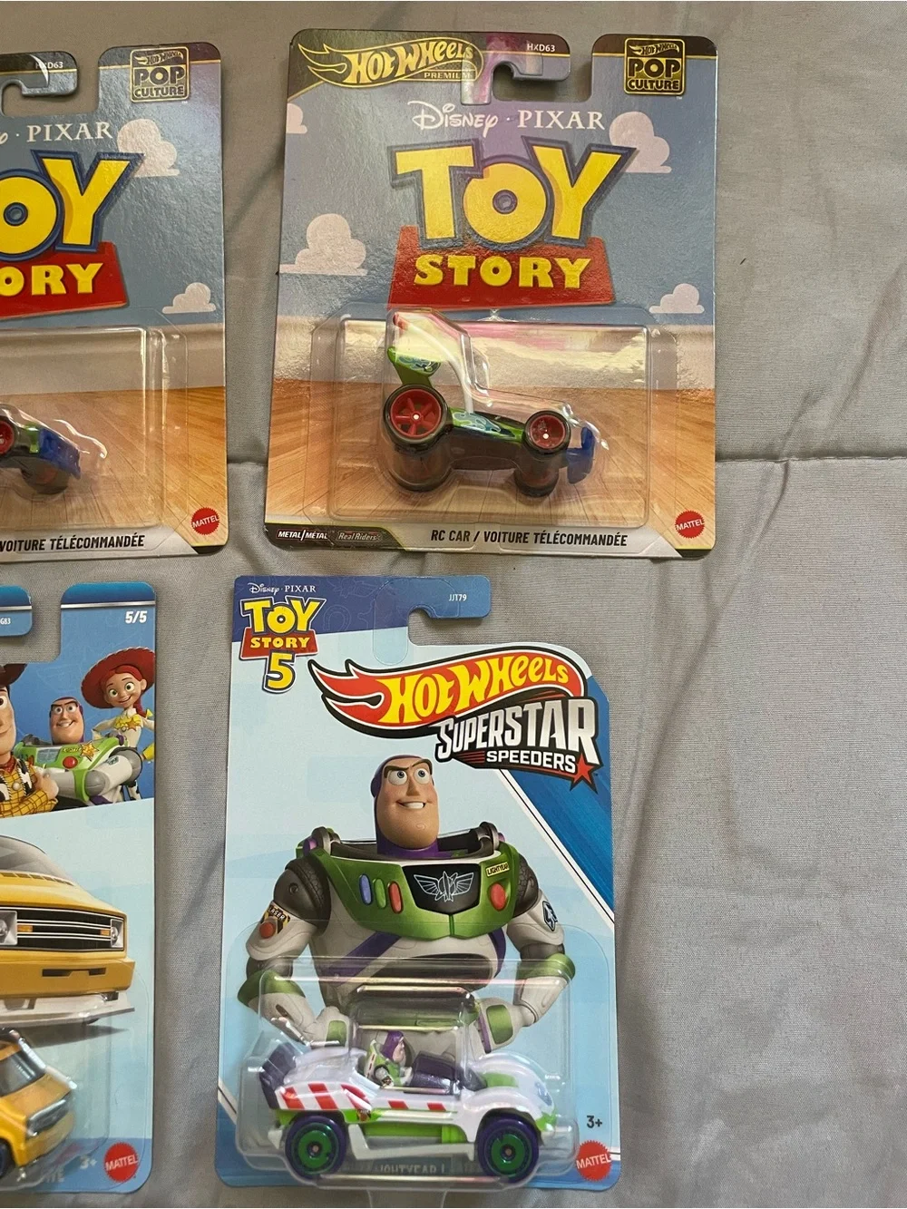 Hot Wheels Toy Story Buzz Lightyear Green & White Die-Cast Car